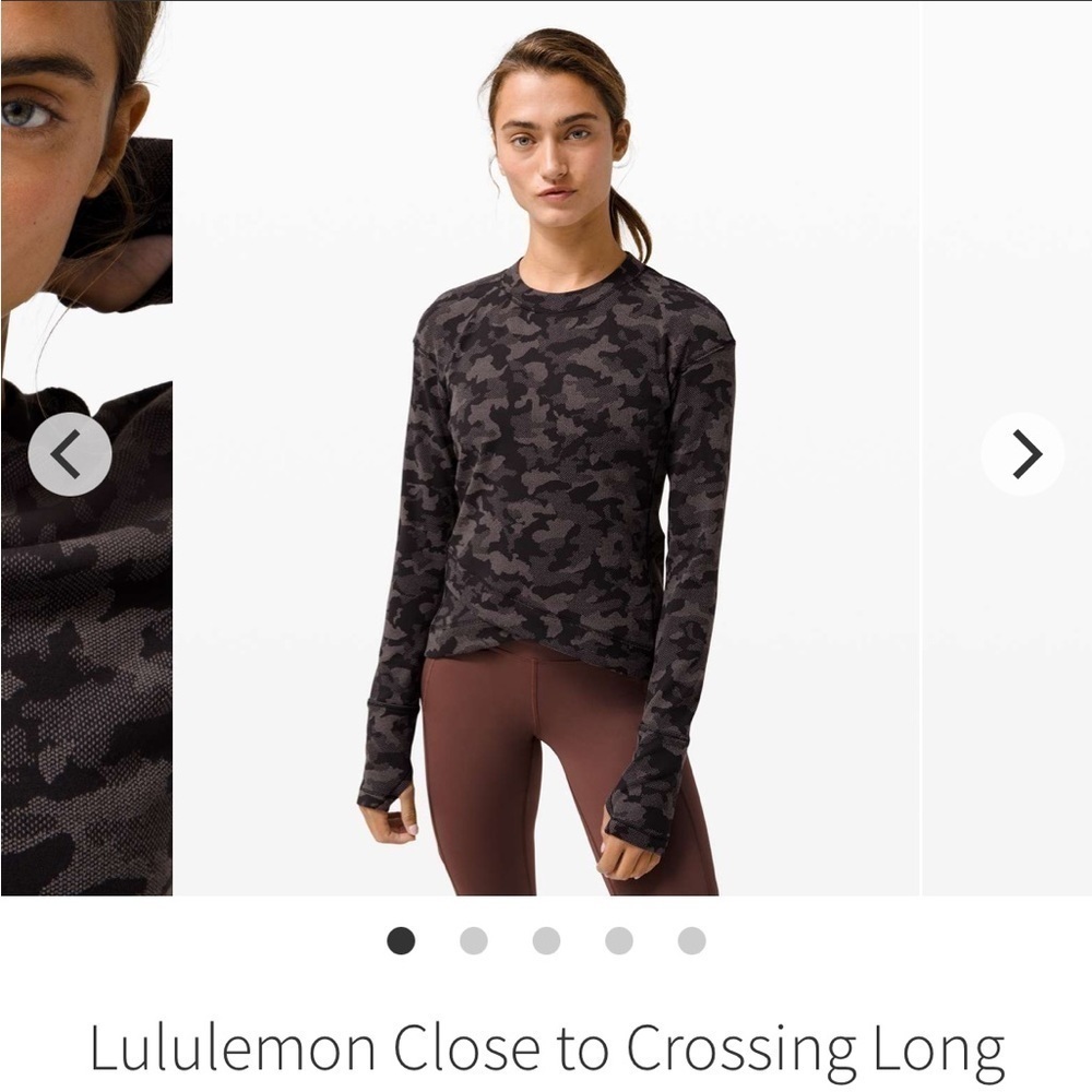 Lululemon  *Rulu Size 6 Heritage Camo Jacquard Black Lunar Rock 2021 - Picture 4 of 7